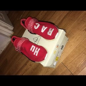 Red Adidas Human races